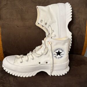 Converse White High-Top Rugged Sneakers